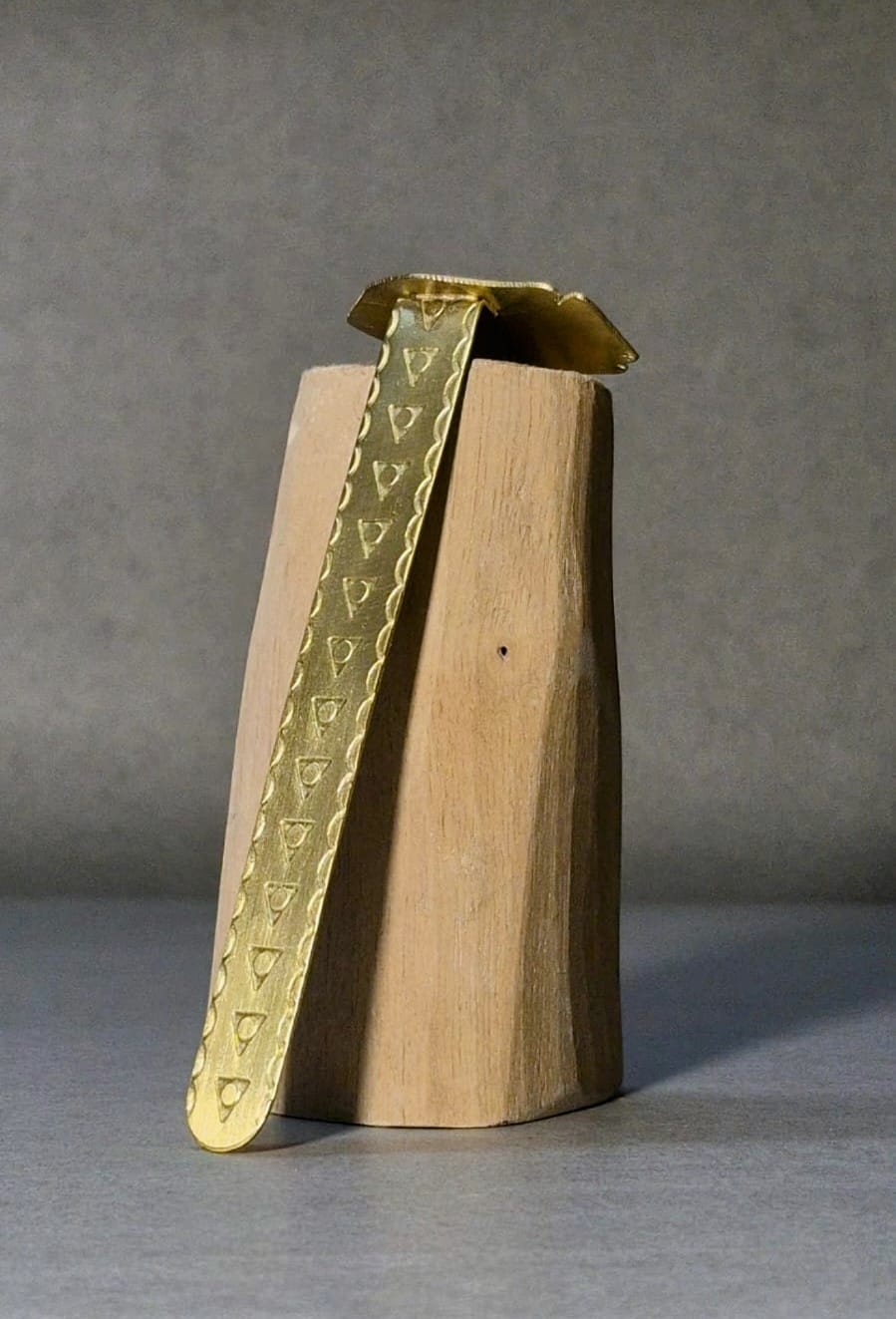 matsya bookmark brass