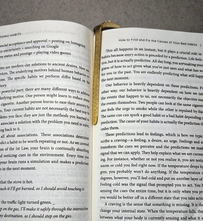 matsya - brass bookmark