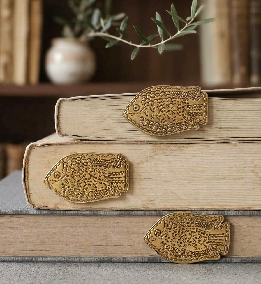 bookmark brass
